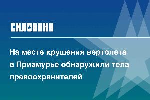 На месте крушения вертолета в Приамурье обнаружили тела правоохранителей