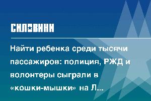 Найти ребенка среди тысячи пассажиров: полиция, РЖД и волонтеры сыграли в «кошки-мышки» на Ладожском вокзале