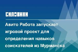 Авито Работа запускает игровой проект для определения навыков соискателей из Мурманска