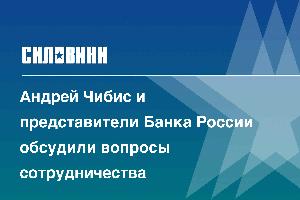 Андрей Чибис и представители Банка России обсудили вопросы сотрудничества