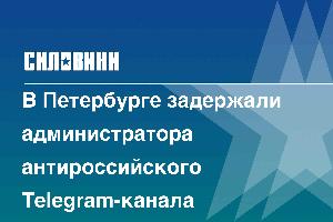 В Петербурге задержали администратора антироссийского Telegram-канала