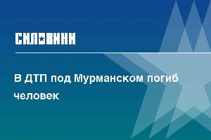 В ДТП под Мурманском погиб человек