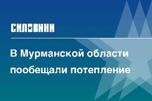 В Мурманской области пообещали потепление