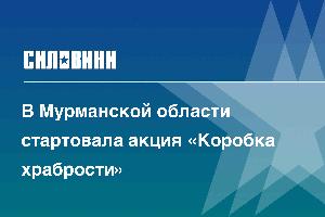 В Мурманской области стартовала акция «Коробка храбрости»