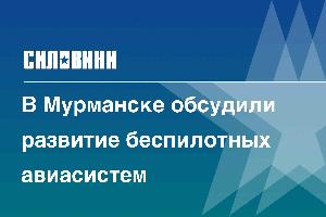 В Мурманске обсудили развитие беспилотных авиасистем