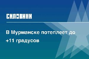 В Мурманске потеплеет до +11 градусов