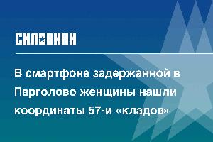В смартфоне задержанной в Парголово женщины нашли координаты 57-и «кладов»