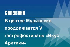 В центре Мурманска продолжается V гастрофестиваль «Вкус Арктики»