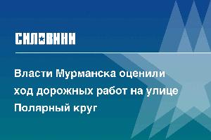 Власти Мурманска оценили ход дорожных работ на улице Полярный круг