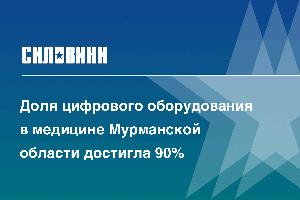 Доля цифрового оборудования в медицине Мурманской области достигла 90%