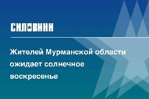 Жителей Мурманской области ожидает солнечное воскресенье