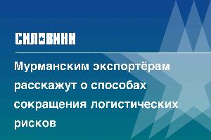 Мурманским экспортёрам расскажут о способах сокращения логистических рисков