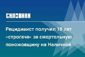 Рецидивист получил 18 лет «строгача» за смертельную поножовщину на Наличной