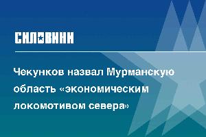 Чекунков назвал Мурманскую область «экономическим локомотивом севера»